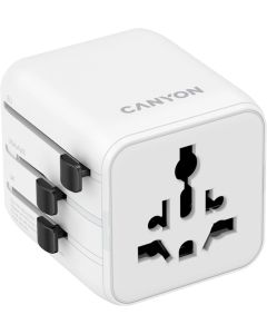 CANYON Travel Adapter OnTour One EU-UK-US-AUS White