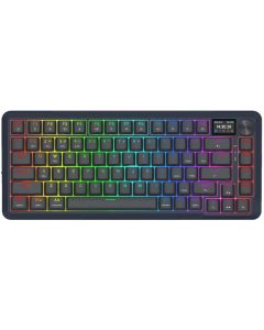 Геймърска безжична клавиатура Redragon Flekact Pro, RGB осветление, черна