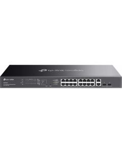 Switch TP-LINK ES220GMP, 16xGb PoE+ 802.3at-af, 2x Gb.RJ45 port, 2xGb.SFP