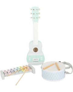 Small Foot Комплект музикални инструменти, в пастелни цветове, 3 части