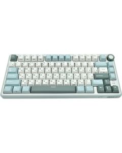 ROYAL KLUDGE R75 Sky Cyan Gaming Keyboard K silver switch