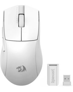 Безжична Bluetooth и кабелна геймърска мишка Redragon K1ng Lite 1K M916W-LIT-1K - бяла