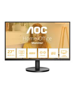 AOC U27B3A 27inch UHD 3840x2160 60Hz HDR10 HDMI 2.0 DisplayPort 1.4 black