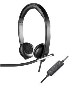 Слушалки Logitech H650e, USB, стерео