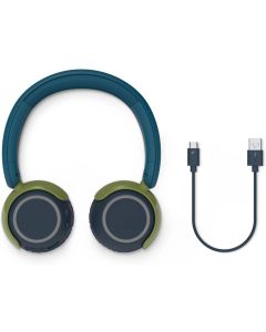 PHILIPS Kids Bluetooth headphones maximum volume limited to 85 dB Chrystal Teal