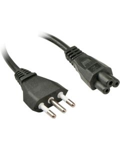 LINDY LNY-30408 :: Захранващ кабел, IT към C5, 2.0 м