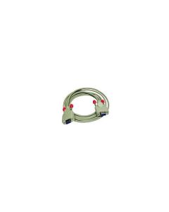 LINDY LNY-31578 :: Сериен Null Modem кабел, RS-232, DB9 F-F, бял, 5.0 м