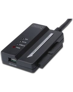 DIGITUS DA-70325,USB 3.0 към 2.5-3.5" SATA-IDE конверторен кабел, 8TB, 5Gbps, черен