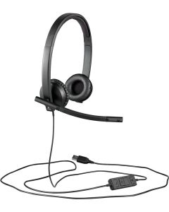 USB слушалки Logitech H570e, стерео