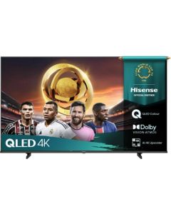Hisense 55\" E7Q, 4K Ultra HD 3840x2160, QLED, Smart TV, WiFi, Light Sensor, BT, Anyview Cast, 3xHDMI, 2xUSB, LAN, CI+, Black