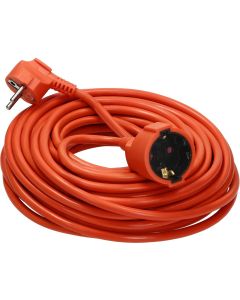 Удължител с 2P+E Шуко 16A 30m 3G1.5 IP20 оранжев - ORNO GES-2(GS)/30M