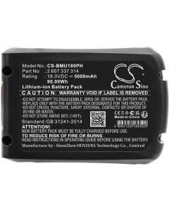 Батерия  акумулаторен трион  BOSCH AdvancedCut 18 1600A005B0 LiIon 18V 5000mAh Cameron Sino