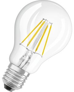 LED лампа CLA40 4W 470lm 4000К Ra>80 филамент, прозрачна, E27, Performance - LEDVANCE LED CLASSIC A P