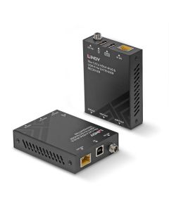 LINDY LNY-39383 :: HDMI 4K60, USB & Audio KVM екстендър, Cat. 6, 70.0 м