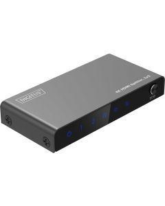 DIGITUS DS-55336, HDMI сплитер, 1x2, 4K UHD, 60Hz, HDCP 2.2, 18 Gbps, EDID, 5W, 36 Bit, HDR, черен
