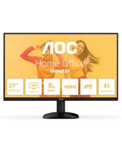 AOC Q27B35E, 27\" IPS WLED, 2560x1440 75Hz, 4ms GtG, 1ms MPRT, 300cd m/2, 1500:1, Tilt, HDMI, DP