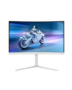 Philips 27M2C5501, 27" Curved 1500R, Fast VA, WLED, 2560x1440 180Hz, 1ms GtG, 300cd m-2, 5000:1, 2xHDMI, DP, Бял