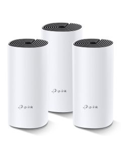 Безжичен рутер TP-Link Deco M4, AC1200, 2.4-5 GHz, 300 -  867 Mbps, Gigabit, 3 бр. в комплект