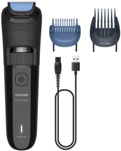 PHILIPS Beard trimmer series 3000 70 minutes cordless use - 4 hours charging