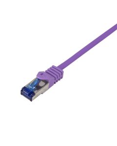 Patch cable S-FTP Cat.6a 7.5m, Purple, Flex, C6A089S