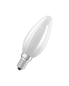 LED лампа 4,8W 470lm 2700K Ra>80 P E27 320 220-240, опал, овал, димируема - LEDVANCE LED CLASSIC B DIM P