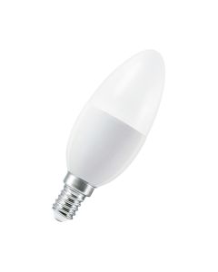 LED лампа тип LED SUPERSTAR+ CLASSIC B Fros+A5:B25ted 40 димир. 4,9W 2700К Ra>80 E14 - OSRAM LED Retrofit RGBW lamps with remote control