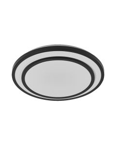LED плафон ORBIS BERLIN 490MM 36W 2400lm Ra>80 3000К 120° IP20 Ø492x80mm ON/OFF, черен - LEDVANCE ORBIS BERLIN