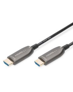 HDMI кабел Digitus AOC Hybrid Glasfaser AK-330126-150-S - 15 м - черен