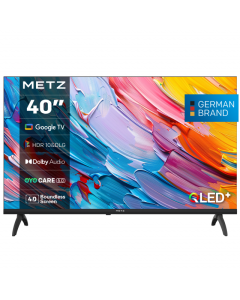 METZ Телевизор 40 40MQF7000, FHD QLED SMART TV, Google TV, Frameless