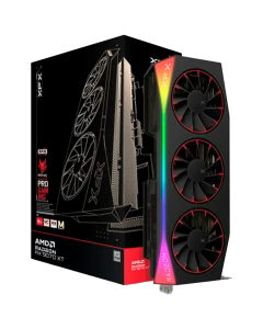 XFX Mercury AMD Radeon RX 9070XT OC Magnetic Air Edition with RGB 16GB GDDR6 HDMI 3xDP, AMD RDNA 4
