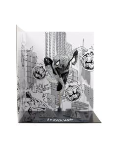 Фигурка FMarvel Spider-Man (Line Art) 1:10th Scale Collectible with Scene (Spider-Man #6) Gold Label