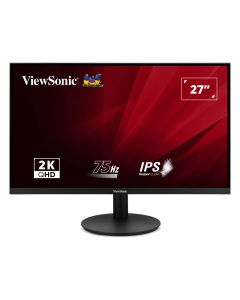 ViewSonic VA2708-2K-HD, 27\', IPS LED panel, 16:9, 2K QHD 2560 x 1440, 300cd/m2, 1000:1, 1ms, 75Hz, 2x HDMI, DP