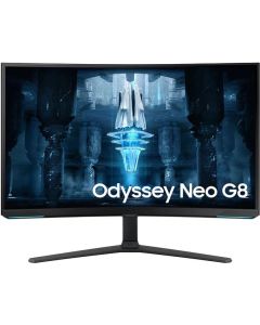 Samsung Odyssey Neo G8, 32" 3840 x 2160 4K UHD, 240 Hz, 16:9, VA, 350 cd/m2, DisplayPort, HDMI, 1 ms, 2 x USB, Черен