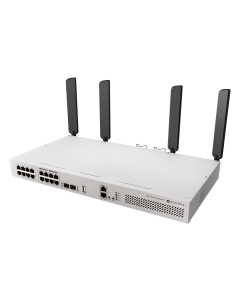 18-портов комутатор MikroTik CRS418-8P-8G-2S+5axQ2axQ-RM