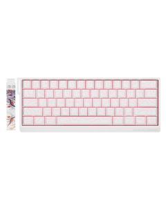 Professional Gaming Mechanical Keyboard MAD 60 HE Flagship V2 - 8K, Magnetic Amber Pro Switches - White