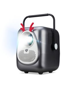 AOPEN Projector QF23s (Grey), LCD, LED Light Source, Full HD (1920x1080), 250 ANSI Lumens (6500 LED Lumens), HDMI 2.0