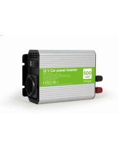 Gembird инвертор за автомобил Car power inverter - EG-PWC500-01 - 500W, USB-A