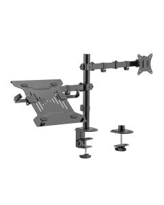 Gembird Стойка за монитор с лаптоп стойка Monitor Mount with Laptop holder - MA-DA-03