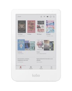 Kobo Clara Colour e-Book Reader, E Ink Kaleido touch screen 6 inch colour, 1448 x 1072 pixels, 16 GB, White