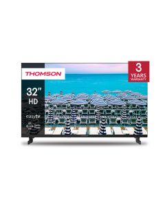 Thomson 32\"HD Easy TV; 1366 x 768 (HD), DLED, 60 Hz, HDMI 3 (1.4), USB 2 (2.0), S-PDIF 1x coaxial, AV IN, Hotel mode, Black