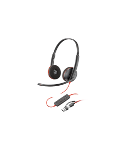 HP Poly Blackwire 3220 8X228A6 Stereo USB-C +USB-C-A Adapter Bulk