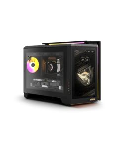 MSI MEG Vision X AI, Core Ultra 9, 64GB DDR5, 2TB SSD NVMe, 13\" FHD Touch, RTX 5090 VENTUS 32GB, HDMI, DP, Win 11 Home, Черен