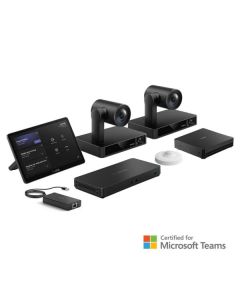 Yealink MVC S90-C5U видеоконферентна система за големи зали, комплект 2×UVC86 камери + мини PC MCore 4 + MTouch Plus сензорен контролен панел +AVHub + BYOD Extender + RoomSensor, Microsoft Teams Rooms