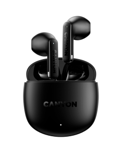 Canyon OnGo 13, In-Ear, Bluetooth 5.4, Микрофон, 32 Ω, USB Type-C, Черен