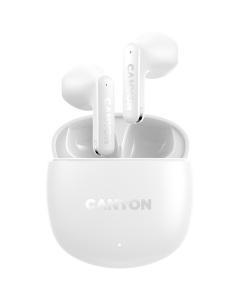 Canyon OnGo 13, In-Ear, Bluetooth 5.4, Микрофон, 32 Ω, USB Type-C, Бял