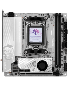 MSI MPG B850I EDGE TI WIFI, mITX, Socket AM5, Dual Channel DDR5 10000+MHz, 1x PCIe x16 slot, 2x M.2 slot, 1x HDMI