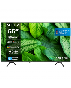 METZ Телевизор 55 UHD LED SMART TV,4K, Google TV, Frameless,2x10W