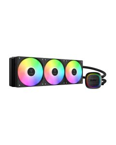 Gamdias AURA GL360 v2, 360mm, 250 W, 2600 RPM, DC 12V, Hydraulic Bearing, 33.8 dBA, 220.8 CFM, черен