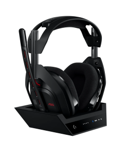 LOGITECH Astro A50 LIGHTSPEED, Безжични, 2.4GHz, Bluetooth + Зарядна станция