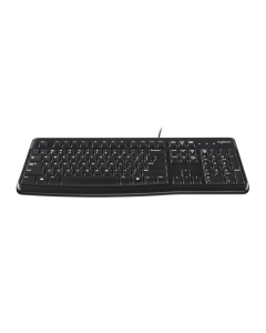 Logitech K120, мембранна, OEM, БДС, USB-A, черен